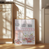 Flower Shop 70x100 Poster och Canvastavla