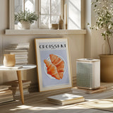 Croissant - Paris Poster och Canvastavla