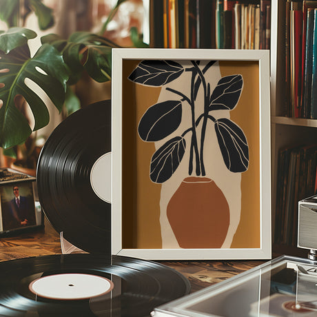 Ochre Still Life No 1 Poster och Canvastavla