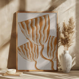 Modern Flowers Poster och Canvastavla