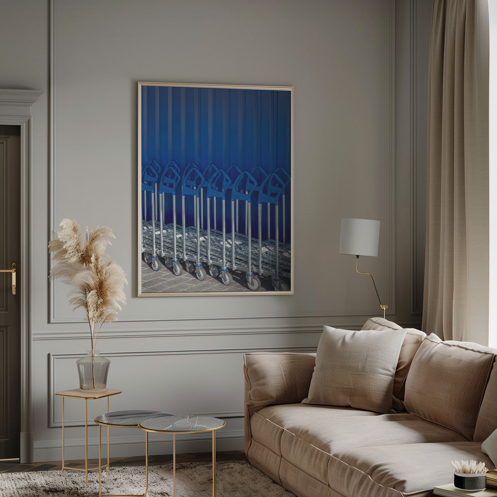 Luggage cars Poster och Canvastavla