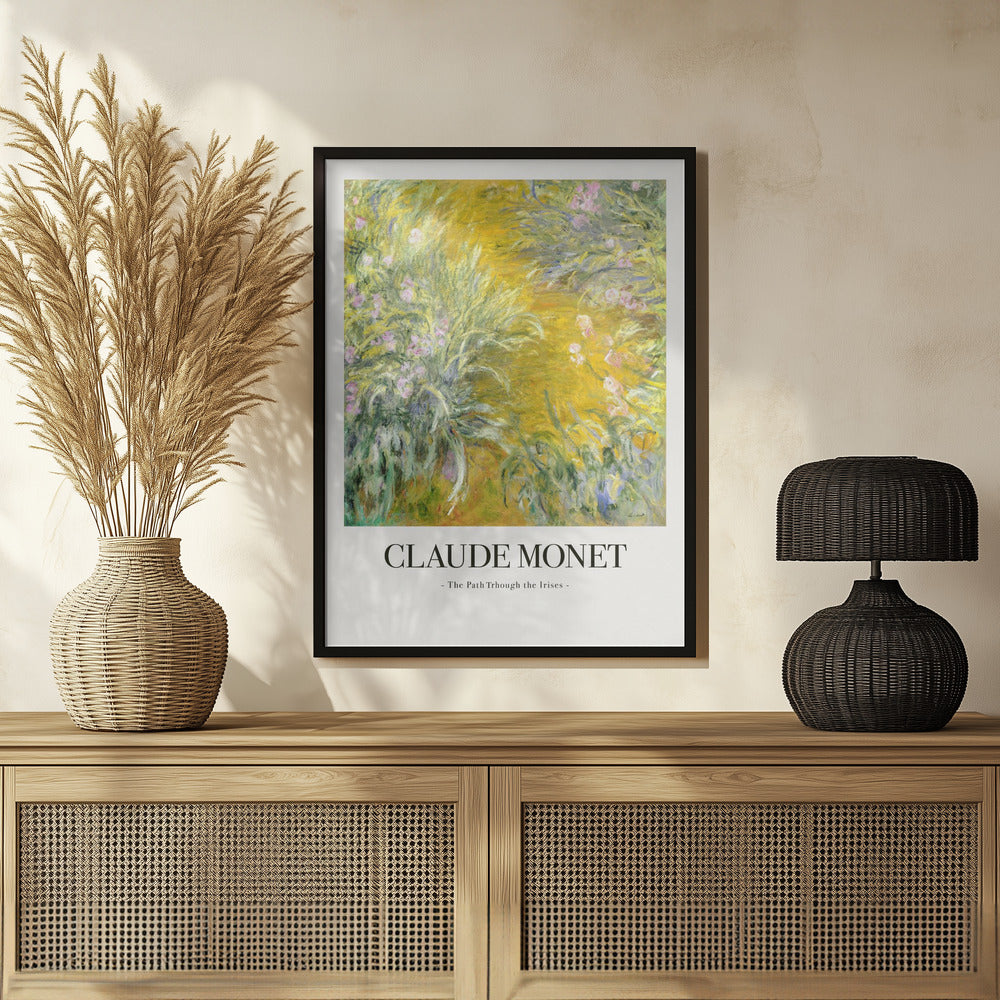 The Path Through The Irises Poster och Canvastavla
