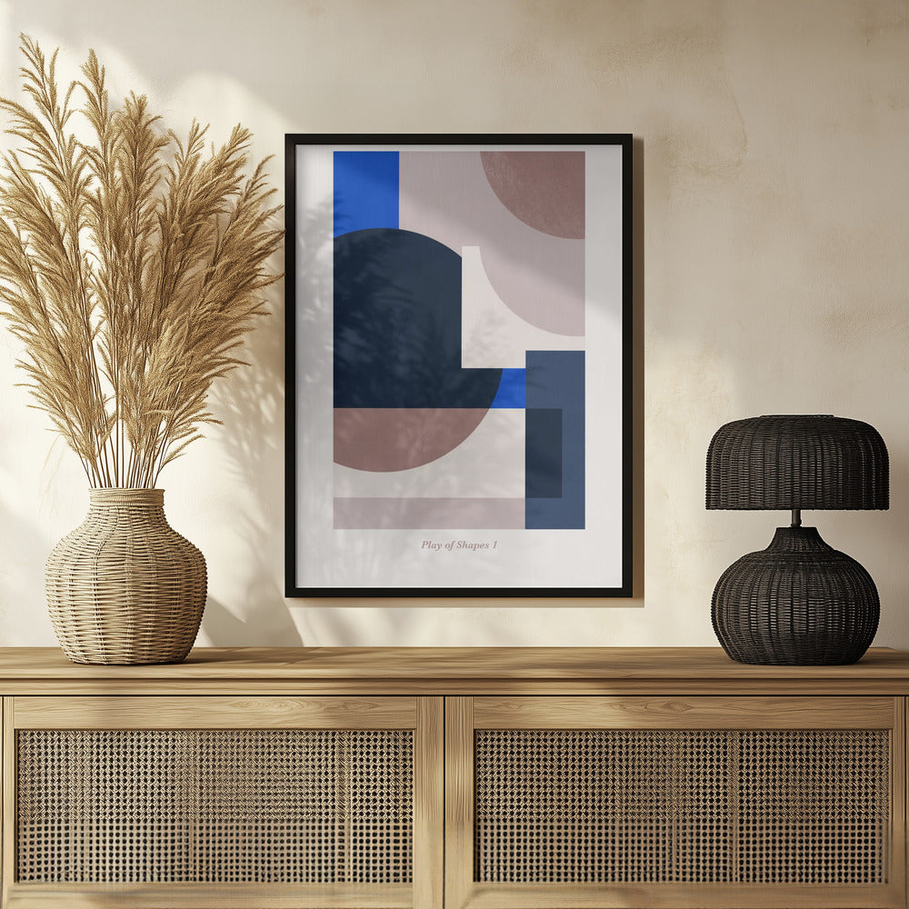Play of Shapes 1 Poster och Canvastavla