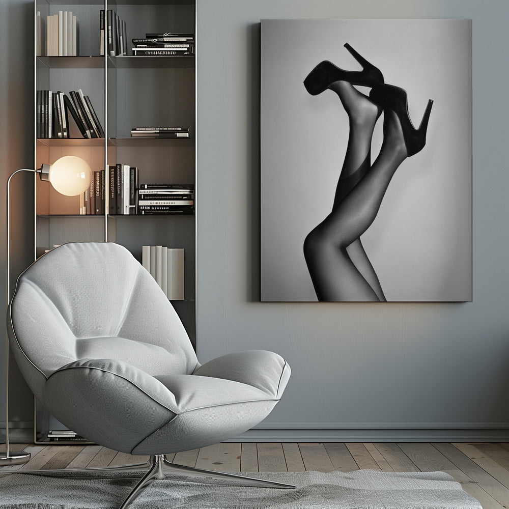 Velvet Pumps Poster och Canvastavla