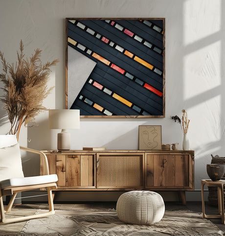 Wall of Windows Poster och Canvastavla