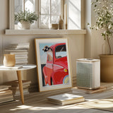 Zoom Dog Poster och Canvastavla