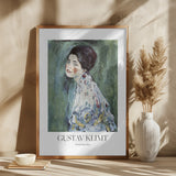 Porträt Einer Dame (1916–1917) Poster Poster och Canvastavla