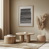 Stripes_Beige Poster och Canvastavla