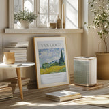 Wheat Field With Cypresses Poster och Canvastavla