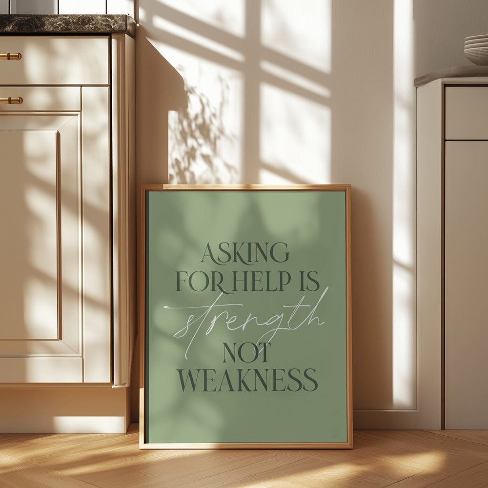 Asking Help Poster och Canvastavla