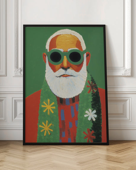 Holiday Santa Poster och Canvastavla