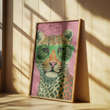 Leo With Glasses Poster och Canvastavla