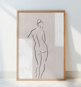 Woman in Studio Poster och Canvastavla