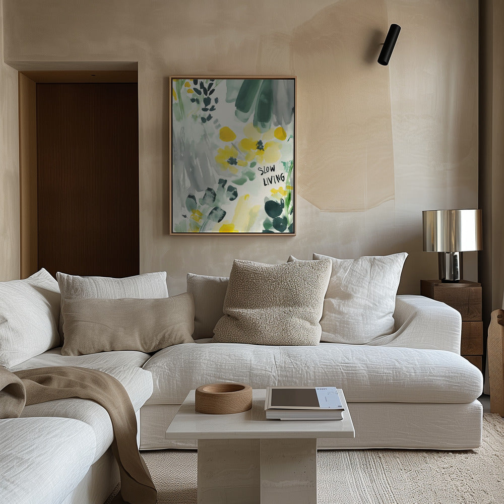 Slowliving Poster och Canvastavla