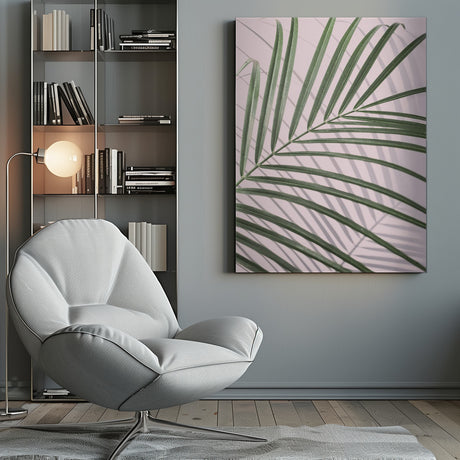 Palm Leaf Shadow Poster och Canvastavla