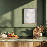 Textured Organic Shapes Poster och Canvastavla