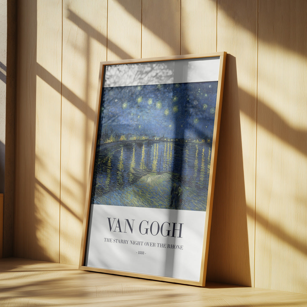The Starry Night Over The Rhone Poster och Canvastavla