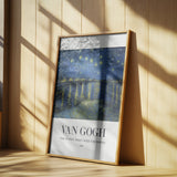 The Starry Night Over The Rhone Poster och Canvastavla