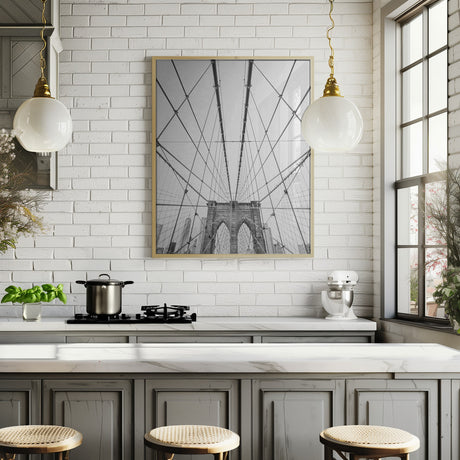 Brooklyn Bridge Poster och Canvastavla