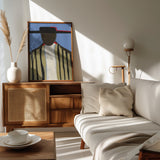 Bold Hat and Stripes New Mexico Style Poster och Canvastavla