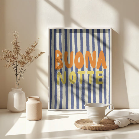 Buona Notte Poster och Canvastavla
