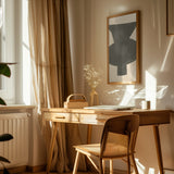 Black Vase Artwork Poster och Canvastavla