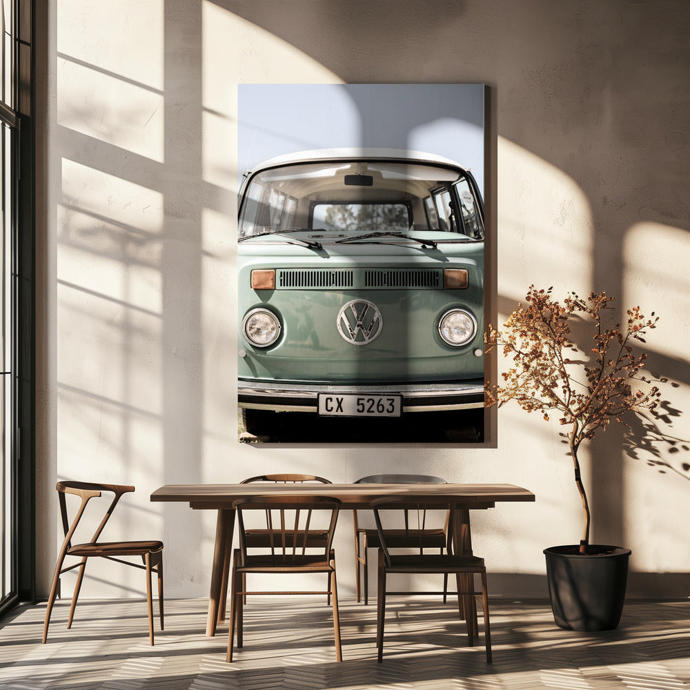 Vw Kombi Poster och Canvastavla