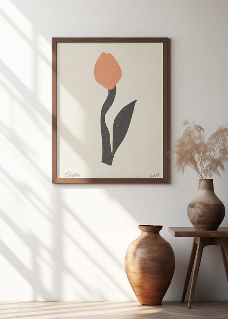 Modern Flower 01 Poster och Canvastavla