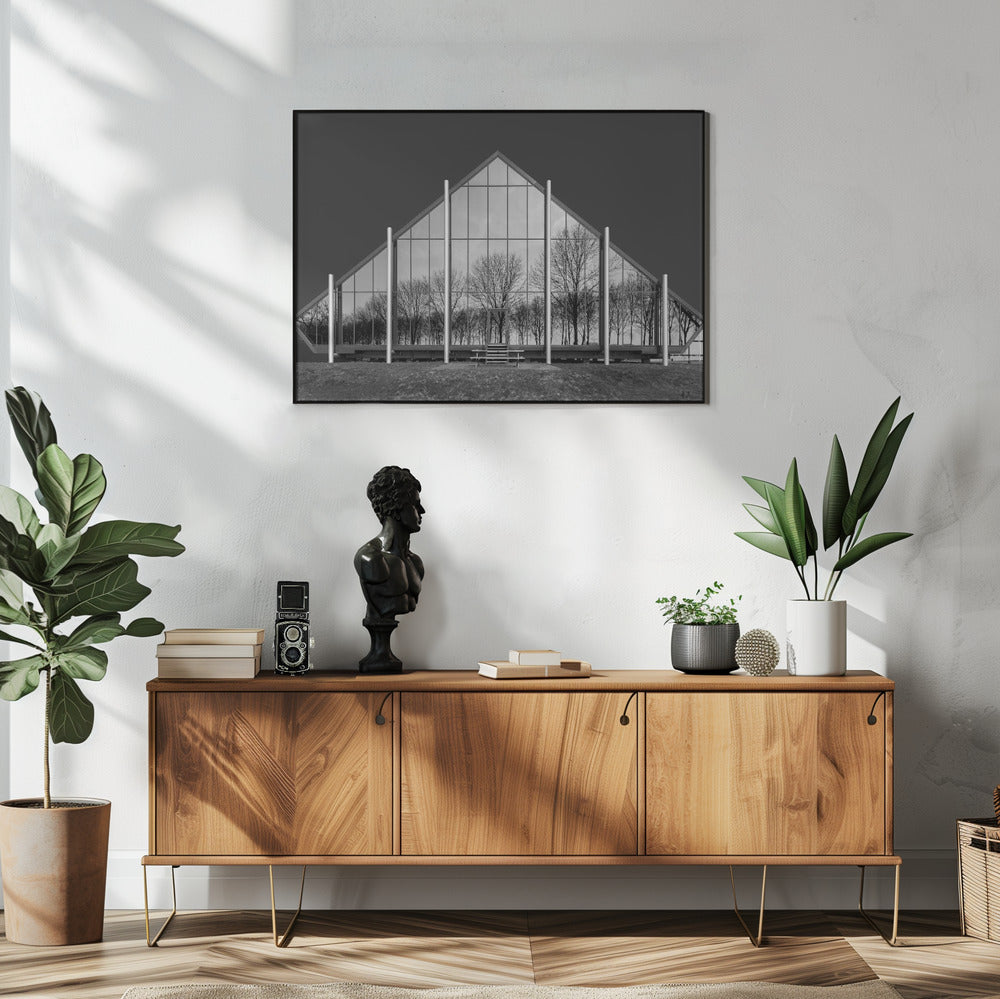 Reflecting trees Poster och Canvastavla