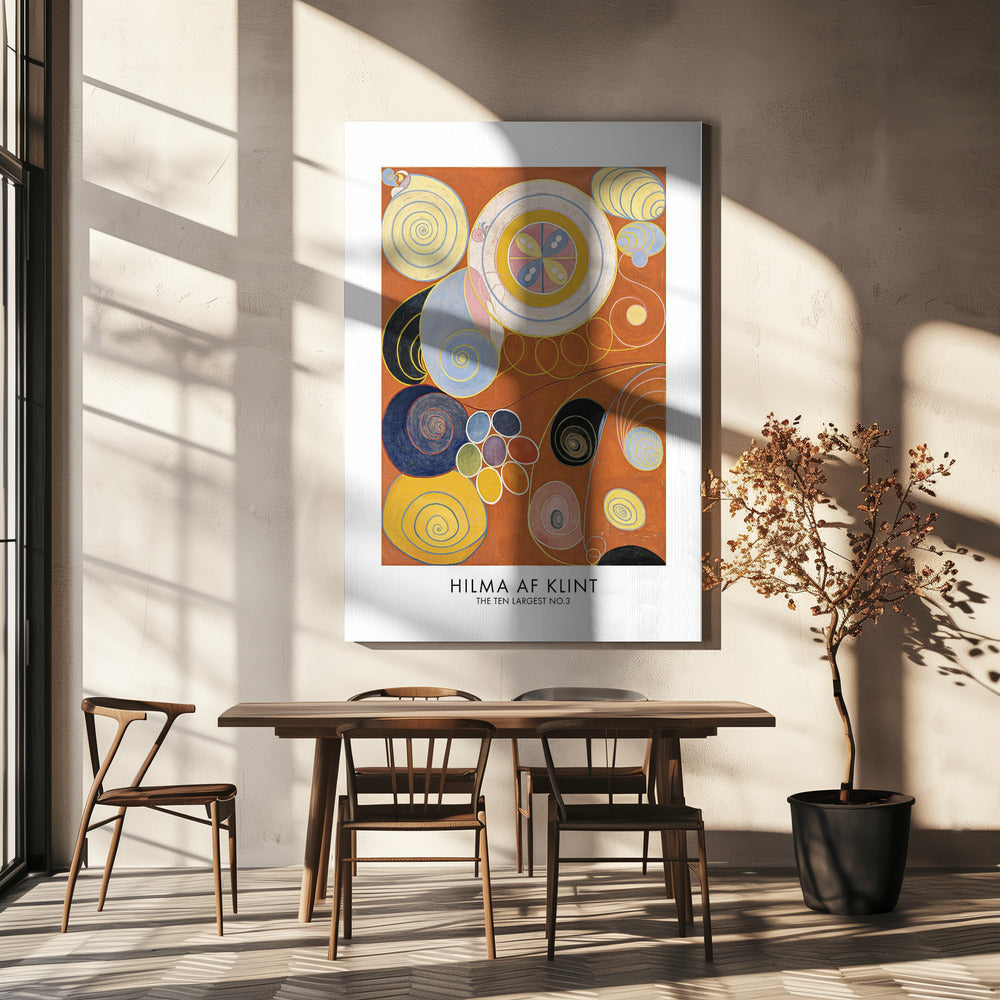 The Ten Largest No.3 Poster Poster och Canvastavla