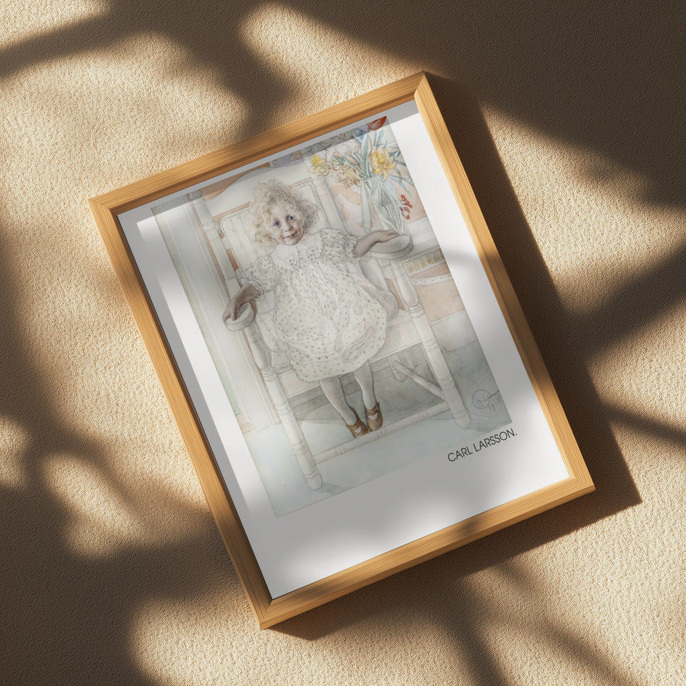 Portrait of Inga Maria Thiel, 1918 Poster och Canvastavla