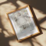 Portrait of Inga Maria Thiel, 1918 Poster och Canvastavla