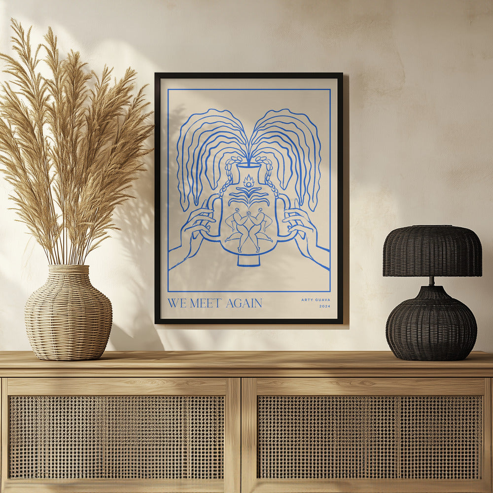 Vessel Collection : We Meet Again (LineArt) Poster och Canvastavla