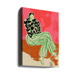 Calm Woman Portrait Poster och Canvastavla