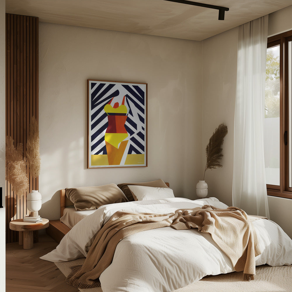Bikini Sunshine Days Poster och Canvastavla