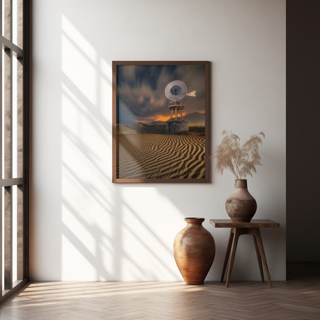 Famara Night Poster och Canvastavla