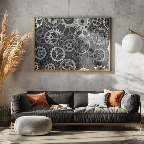 just a cog in the wheel Poster och Canvastavla