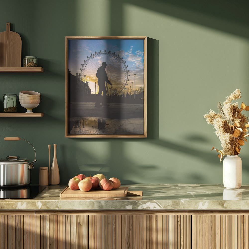 London Eye Poster och Canvastavla