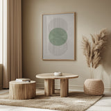 Perfect Point Green Poster och Canvastavla