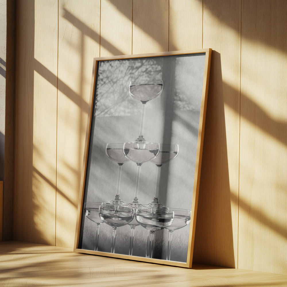 Champagne tower_9 Poster och Canvastavla