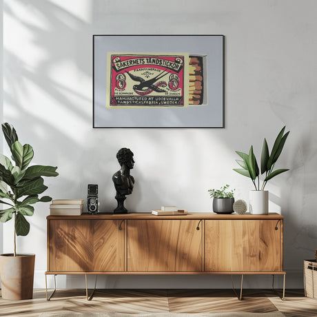 Säkerhets Tändstickor Poster och Canvastavla