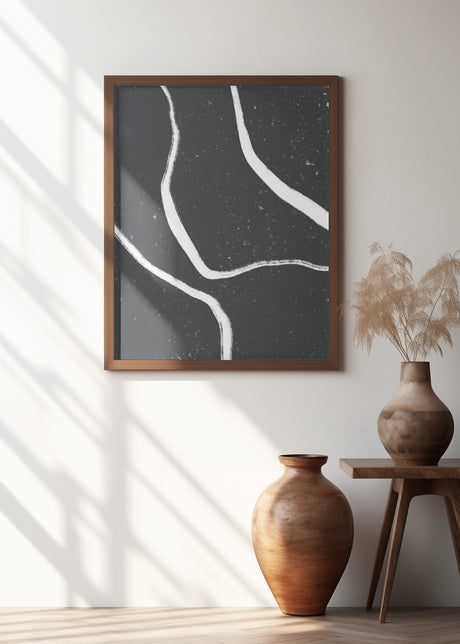 White Lines Poster och Canvastavla