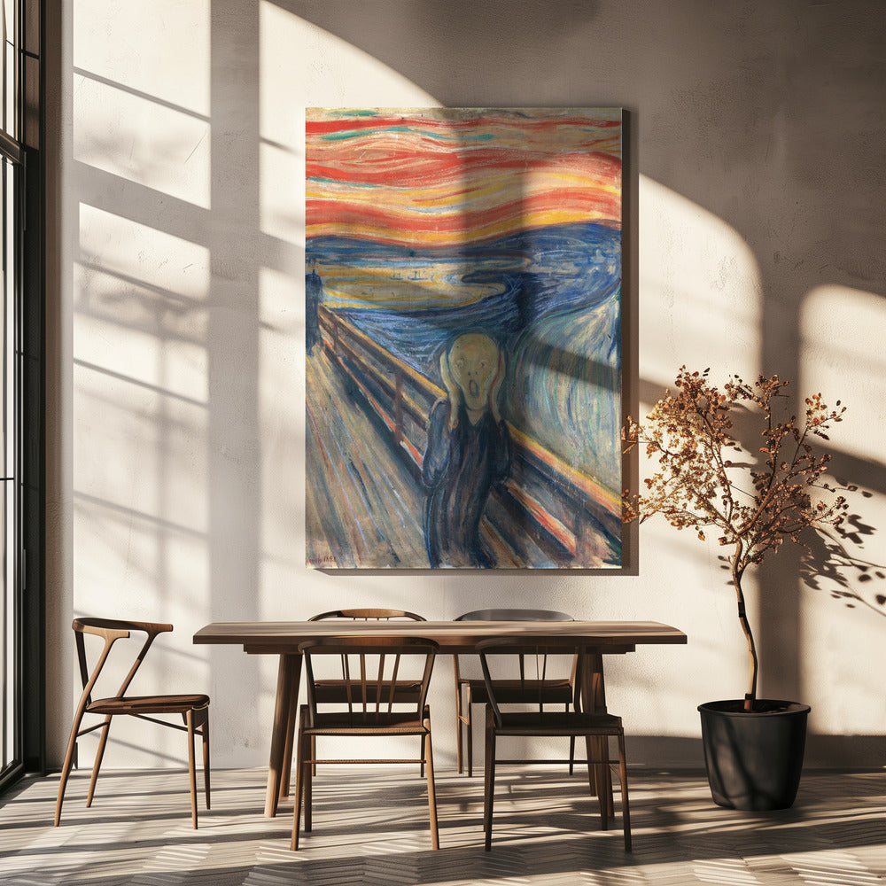 Skriet - The Scream Poster och Canvastavla