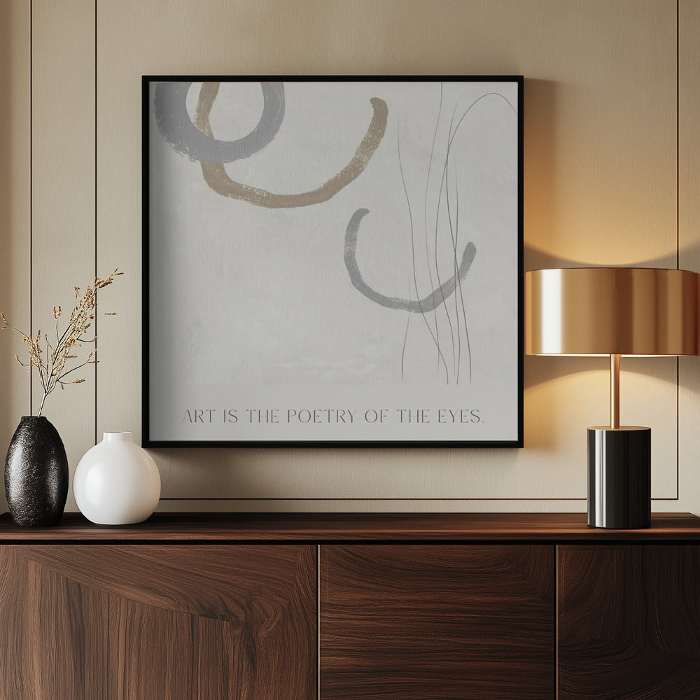 Artisthepoetryoftheeyes Poster och Canvastavla