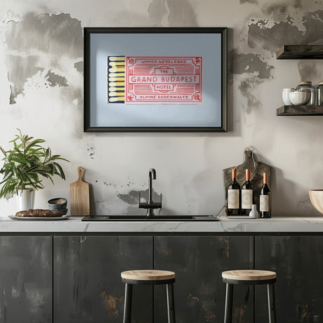 The Grand Budapest Hotel Poster Poster och Canvastavla