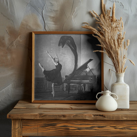 Dancer in black Poster och Canvastavla