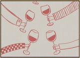 Santé! Wine Party with Friends Poster och Canvastavla