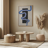 3x4 Aspectratio  Indigo42 Poster och Canvastavla