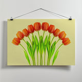 bouquet of tulips Poster och Canvastavla
