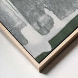 Tension fields 2 Abstract painting 18 green mural Poster och Canvastavla